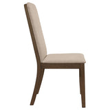 Wethersfield Solid Back Side Chairs Latte (Set Of 2)