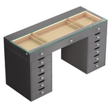 Eva Vanity Desk - 13 Storage Drawers