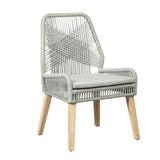 Nakia Woven Back Side Chairs Grey (Set Of 2)