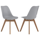Caballo Upholstered Side Chairs Grey (Set Of 2)