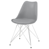 Juniper Upholstered Side Chairs Grey (Set Of 2)