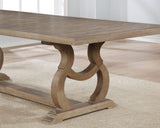 Brockway Barley Brown 104-Inch Extension Leaf Dining Table