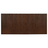 Brockway Antique Java 104-Inch Extension Leaf Dining Table