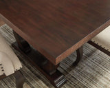 Brockway Antique Java 104-Inch Extension Leaf Dining Table