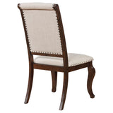 Brockway Cove Tufted Dining Chairs Cream And Antique Java (Set Of 2)