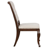 Brockway Cove Tufted Dining Chairs Cream And Antique Java (Set Of 2)