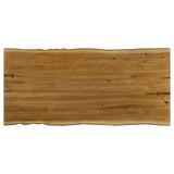 Bexley Natural Honey 5-Piece Rectangular Live Edge Dining Table Set