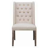 Bexley Natural Honey 5-Piece Rectangular Live Edge Dining Table Set