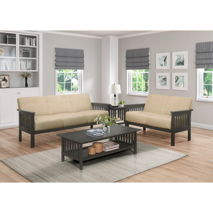 Lewiston Brown Loveseat