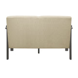 Lewiston Brown Loveseat