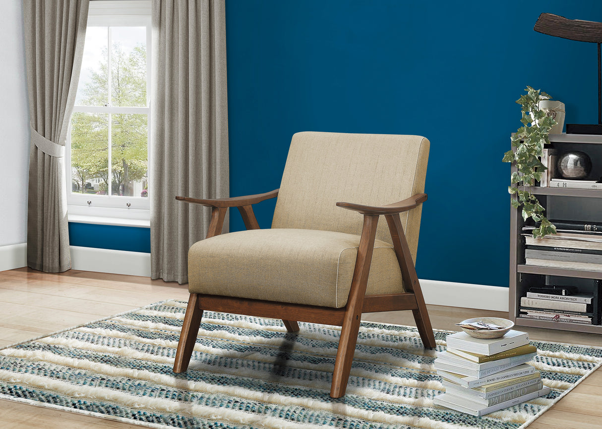 Damala Light Brown Accent Chair