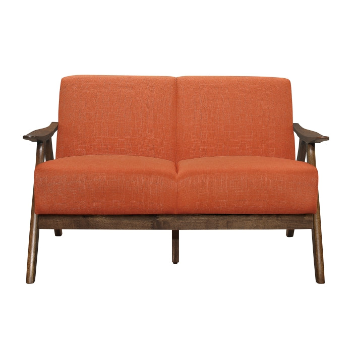 Damala Orange Loveseat