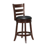 Edmond Swivel Counter Height Chair, Horizontal Back