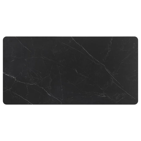 Smith Black Rectangular 71-Inch Ceramic Top Dining Table
