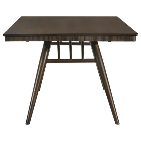 Wes Dark Walnut Rectangular 80-Inch Wood Dining Table