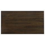 Wes Dark Walnut Rectangular 80-Inch Wood Dining Table