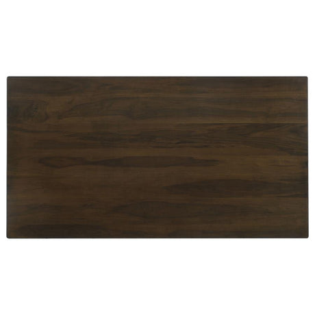 Wes Dark Walnut Rectangular 80-Inch Wood Dining Table
