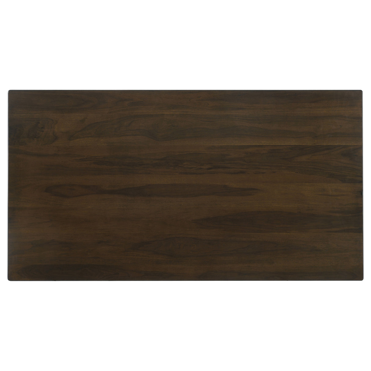 Wes Dark Walnut Rectangular 80-Inch Wood Dining Table