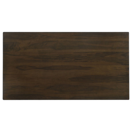 Wes Dark Walnut Rectangular 80-Inch Wood Dining Table