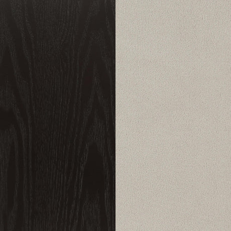 Sherry Rustic Espresso / Sand 5-Piece Round Marble Top Dining Table Set