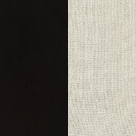 Sherry Rustic Espresso / Beige 5-Piece Round Marble Top Dining Table Set