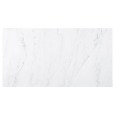 Sherry Rustic Espresso / Sand 5-Piece Rectangular Marble Top Dining Table Set