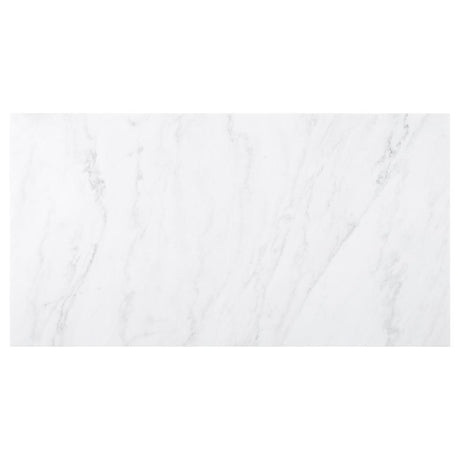 Sherry Rustic Espresso / Sand 7-Piece Rectangular Marble Top Dining Table Set