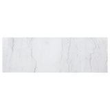 Toby Rectangular Marble Top Counter Height Table Espresso And White