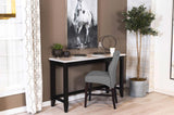 Toby Rectangular Marble Top Counter Height Table Espresso And White
