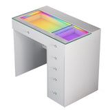 Mini Diana Vanity Desk- 6 Storage Drawers