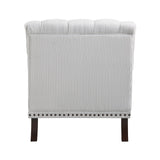 Holland Park Gray/White Accent Chair