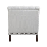 Holland Park Gray/White Accent Chair