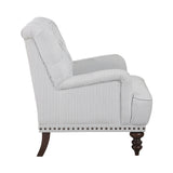 Holland Park Gray/White Accent Chair