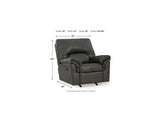 Bladen Slate Sofa And Recliner