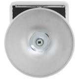 Lenny Adjustable Height Bar Stools Chrome And White (Set Of 2)