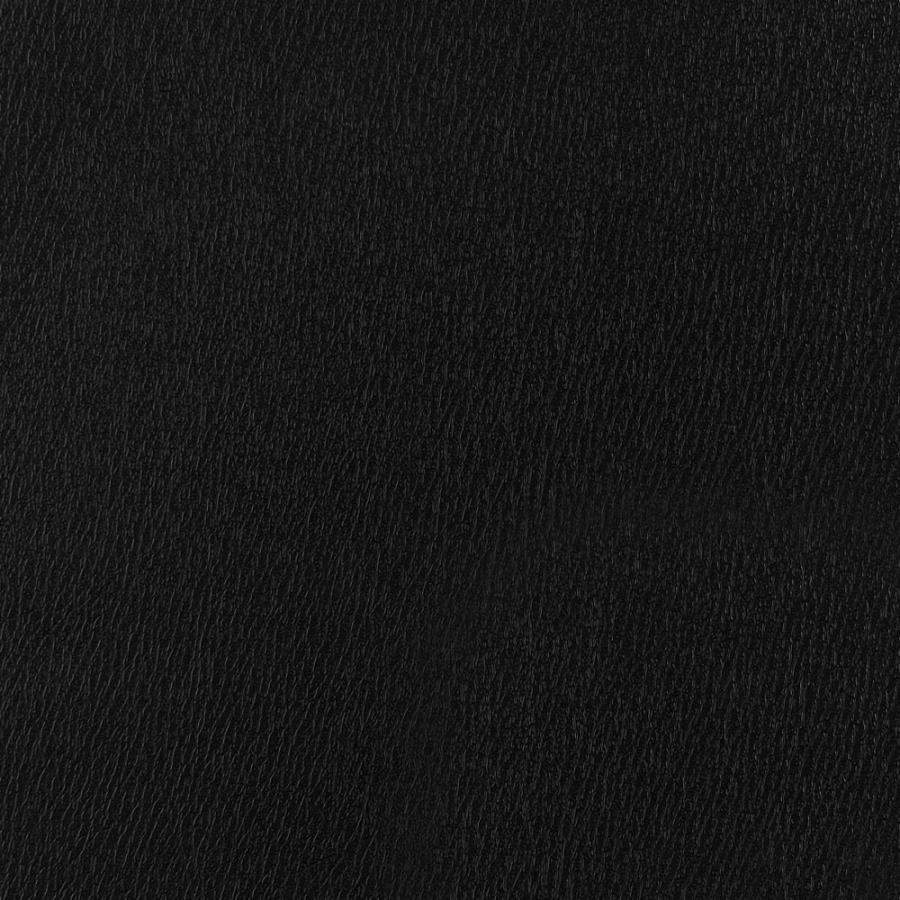 Bidwell 29" Upholstered Backless Adjustable Bar Stools Black And Chrome (Set Of 2)