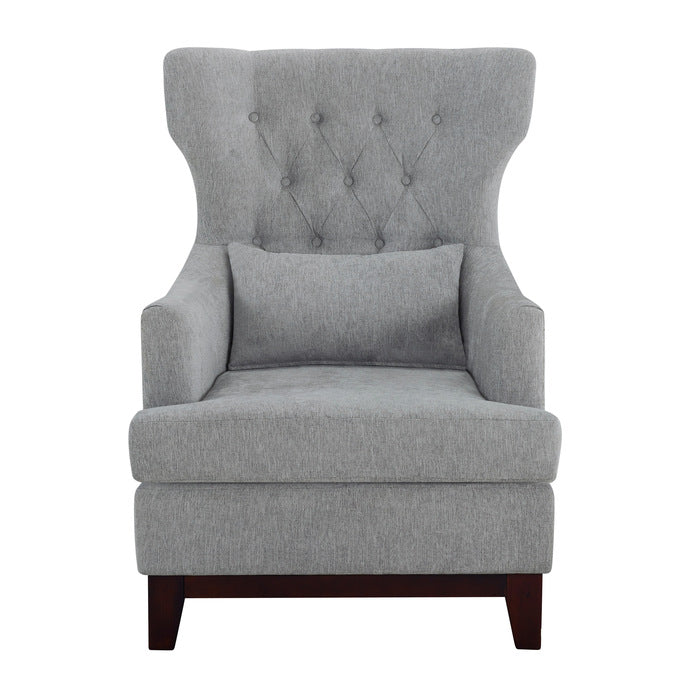 Adriano Light Gray Accent Chair