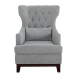 Adriano Gray Accent Chair