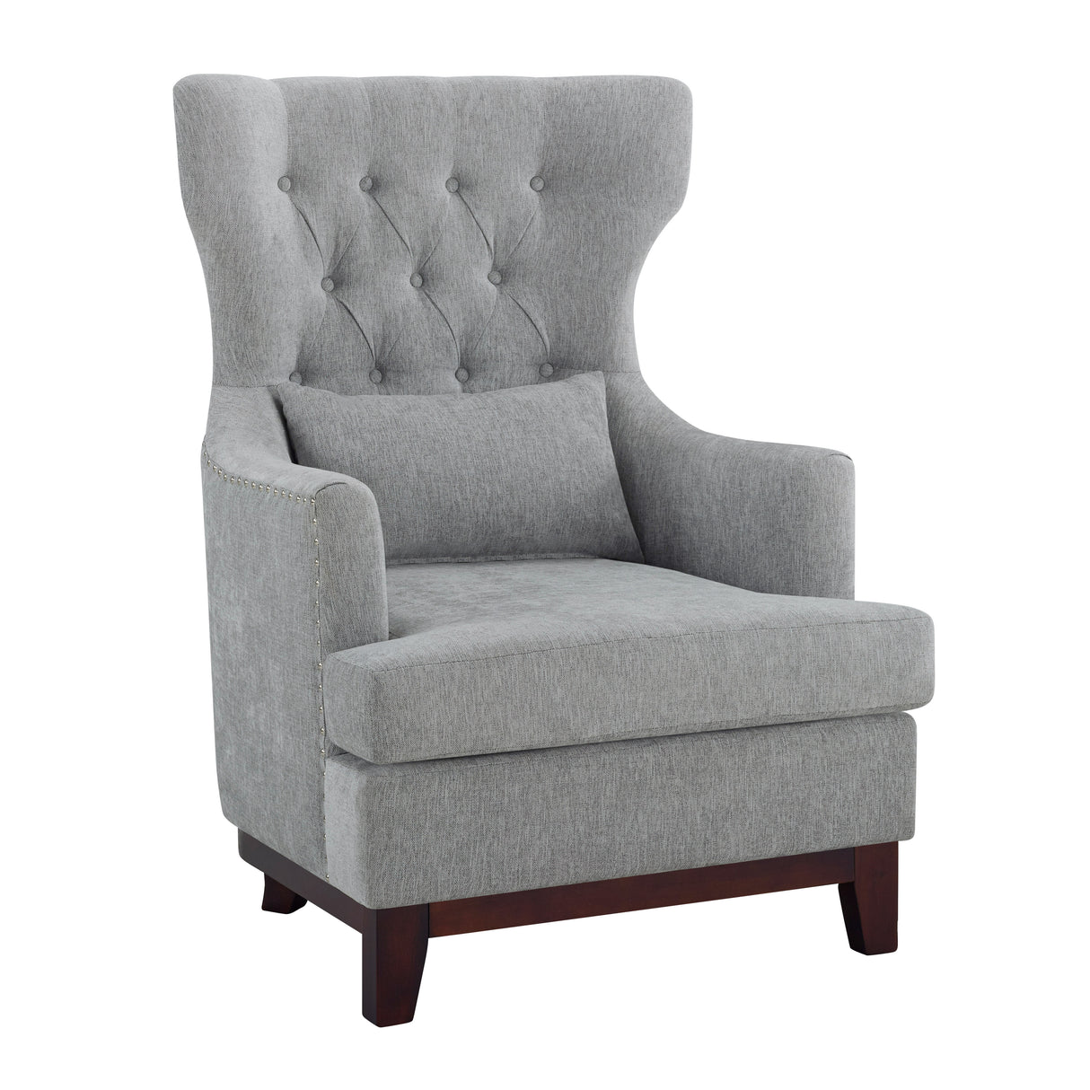 Adriano Light Gray Accent Chair