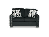 Gleston Onyx Sofa And Loveseat With Ottoman
