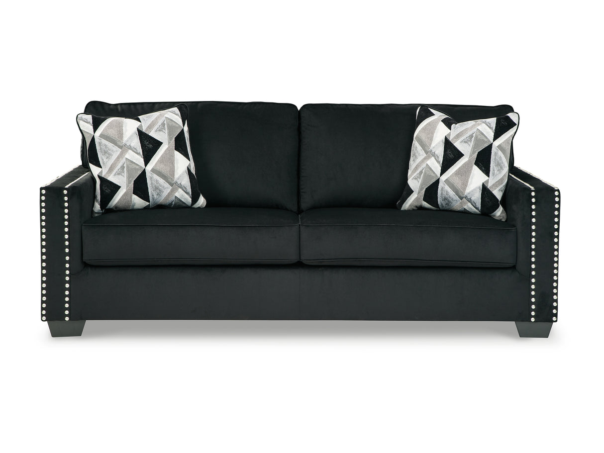 Gleston Onyx Sofa And Loveseat With Ottoman