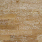 Hollis White 7-Piece Rectangular Dining Table Set Brown And