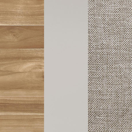 Nogales Off White 7-Piece Rectangular Dining Table Set