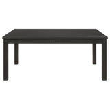 Marbrisa Matte Black 7-Piece Rectangular Dining Table Set
