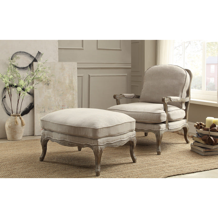 Parlier Gray Ottoman