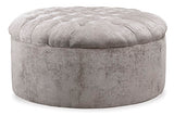 Carnaby Linen Oversized Accent Ottoman