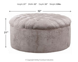 Carnaby Linen Oversized Accent Ottoman
