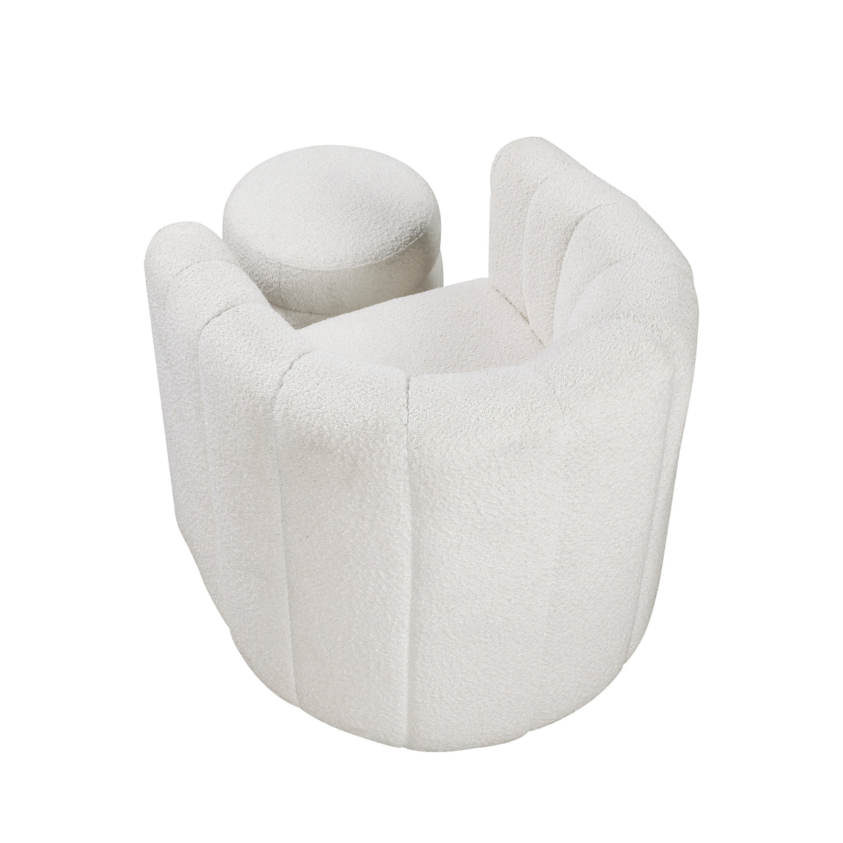 Swivel Chair With Ottoman