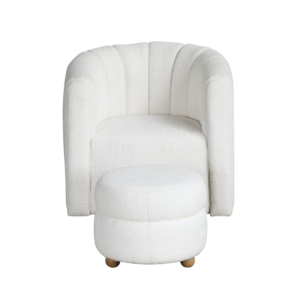 Swivel Chair With Ottoman