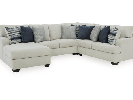 Lowder Stone 4-Piece Left-Arm Facing Sectional With Chaise